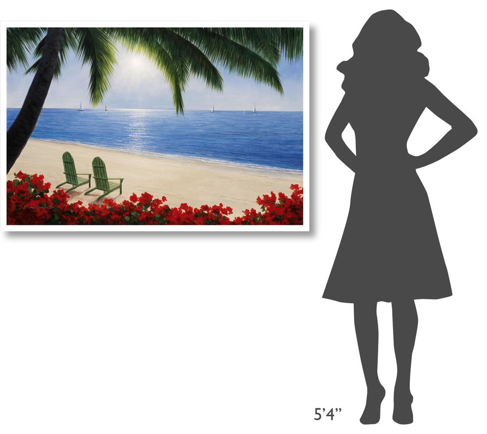 "By The Sea" Digital Paper Print by Diane Romanello, 50"x34"
