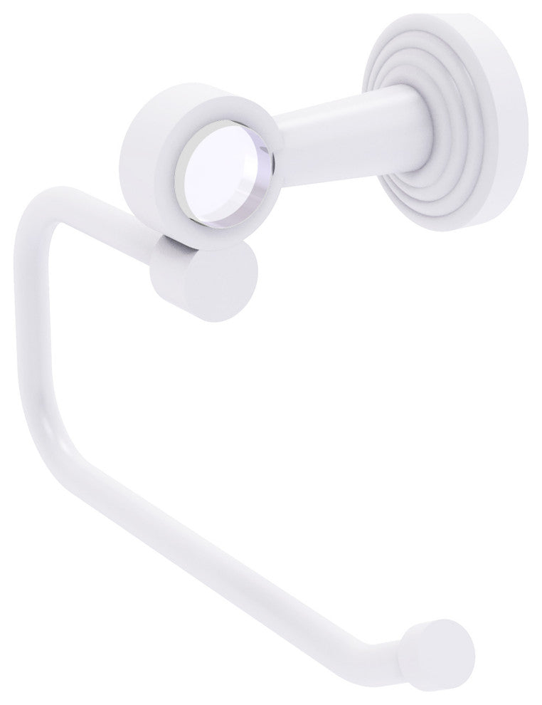 Pacific Beach European Style Toilet Tissue Holder, Matte White