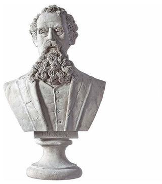 Charles Dickens Sculptural Bust