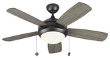 Generation Lighting Discus 44" Ceiling Fan Aged Pewter