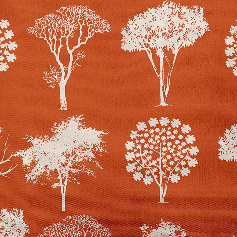 18" x 18" Field of Trees Decorative Throw Pillow, Sienna