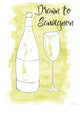 "Splash of Wine II" Digital Paper Print by Elyse DeNeige, 18"x22"