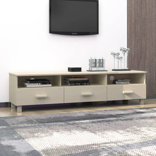 vidaXL TV Stand TV Console Sideboard TV Unit HAMAR Honey Brown Solid Wood Pine