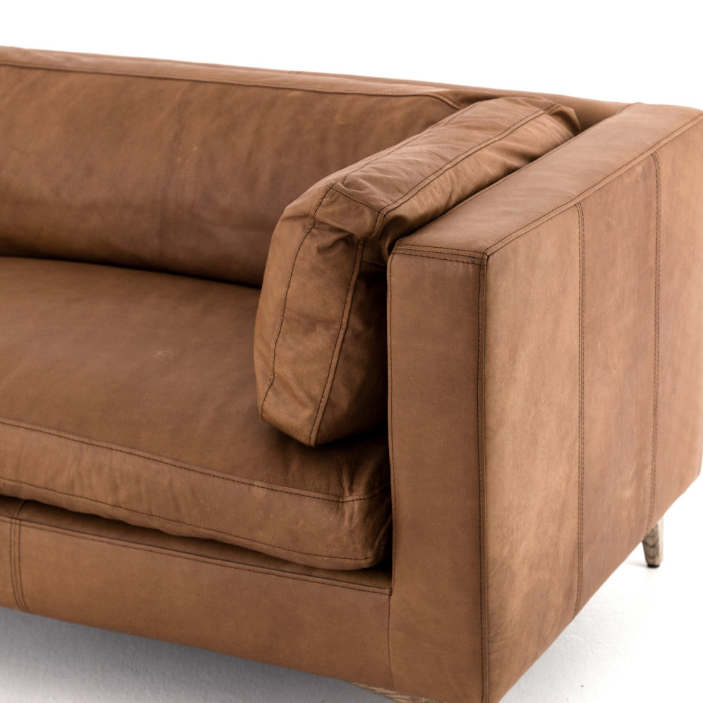 BeckWith Sofa-94"-Natural Washed Camel
