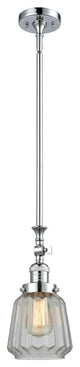 Chatham 1-Light Mini Pendant, Polished Chrome, Clear