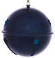 Vickerman Mc198331 6" Midnight Blue Wood Bell Christmas Ornament, Pack of 2