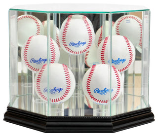 Octagon 5 Baseball Display Case, Black