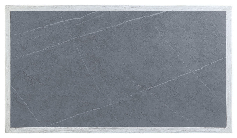 ACME Katia Coffee Table in Rustic Gray & Weathered White Finish