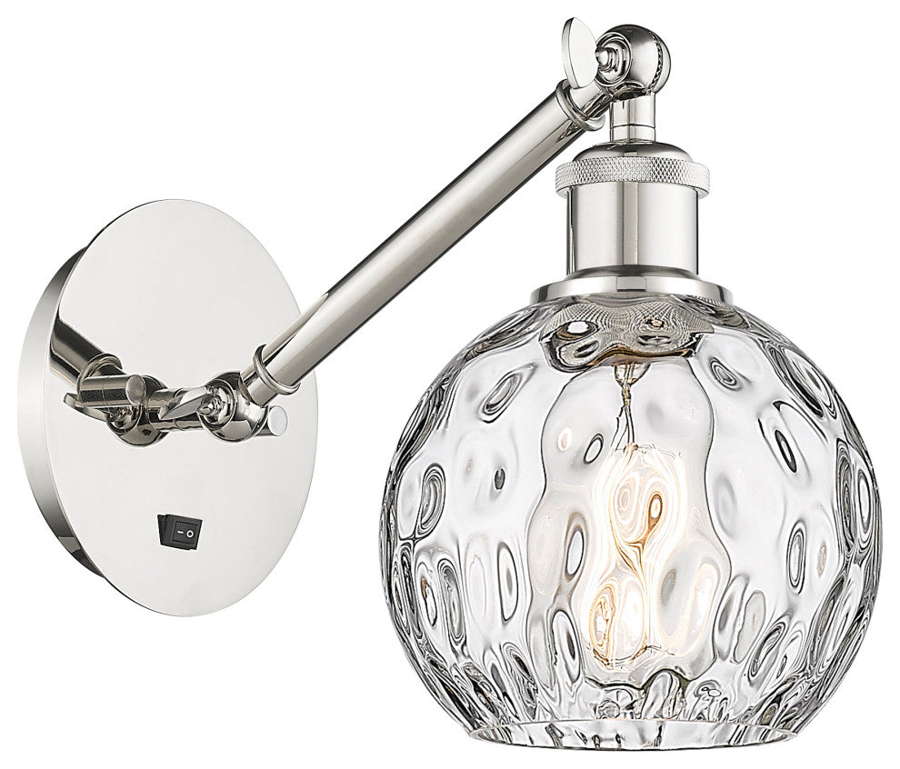 Innovations 317-1W-PN-G1215-6-LED 1-Light Sconce, Polished Nickel