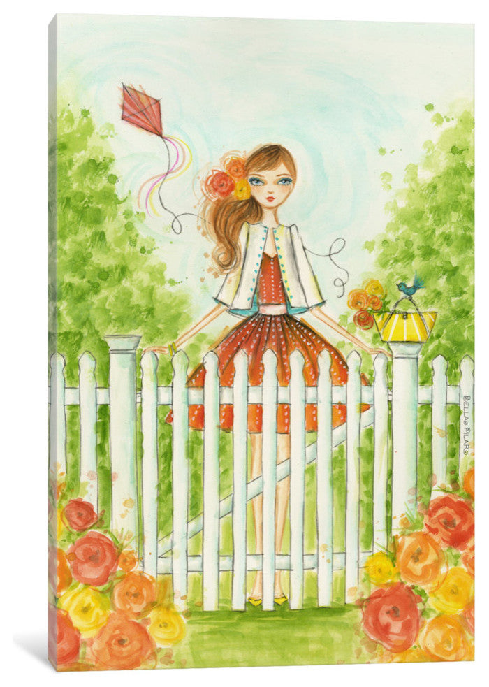 "Springtime At Summerside" Canvas Art Print By Bella Pilar, 26x1.5x40