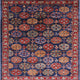 Ahgly Company Indoor Square Mid-Century Modern Area Rugs, 5' Square