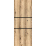 Slab Barn Door Panel 18 x 96 | Planum 0014 Oak with  | Sturdy Finished
