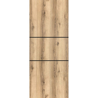 Slab Barn Door Panel 18 x 96 | Planum 0014 Oak with  | Sturdy Finished