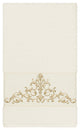 Scarlet Embellished Bath Towel, Cream