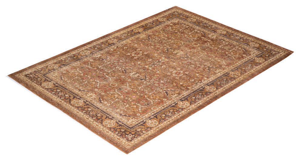 ECLECTIC, Hand Knotted Area Rug 8' 9" X 6' 3"