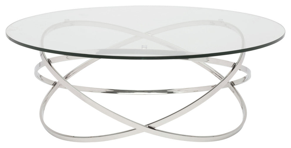 Corel Silver Metal Coffee Table