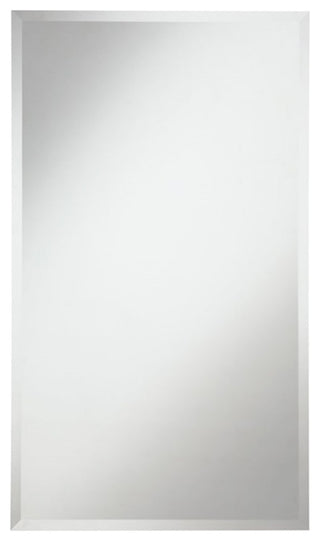 Elegant Decor Modern 38" x 22" Contemporary Frameless Clear Mirror