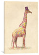 "Fashionable Giraffe Gallery" by Terry Fan, 18x12x1.5"