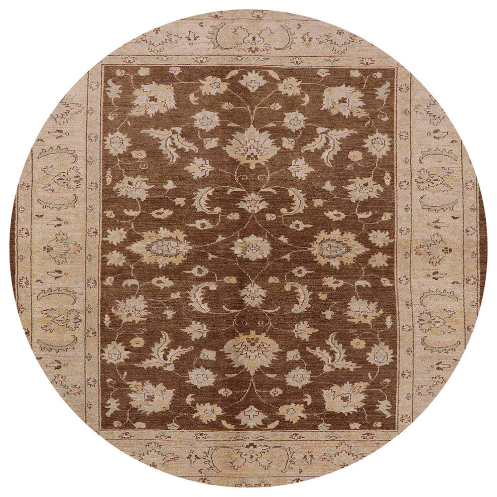 Ahgly Company Indoor Round Mid-Century Modern Area Rugs, 3' Round