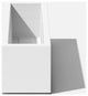 Veradek Block Series Trough 36" Planter, White