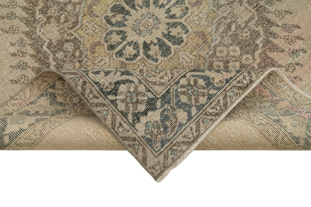 Rug N Carpet - Handmade Anatolian 4' 8" x 12' 5" Antique Runner Rug