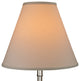 Fenchel Shades 6"x14"x12" Brass Spider Attachment Empire Lamp Shade, Linen Ivory