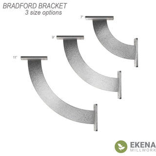 2"x11"x11" Bradford Bracket, Stainless Steel