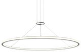 Sonneman 2235-62-35 Luna 62"W LED Ring Chandelier - 3500K - Bright Satin
