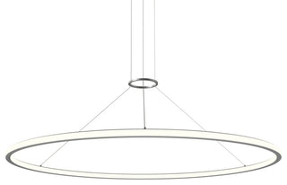 Sonneman 2235-62-35 Luna 62"W LED Ring Chandelier - 3500K - Bright Satin