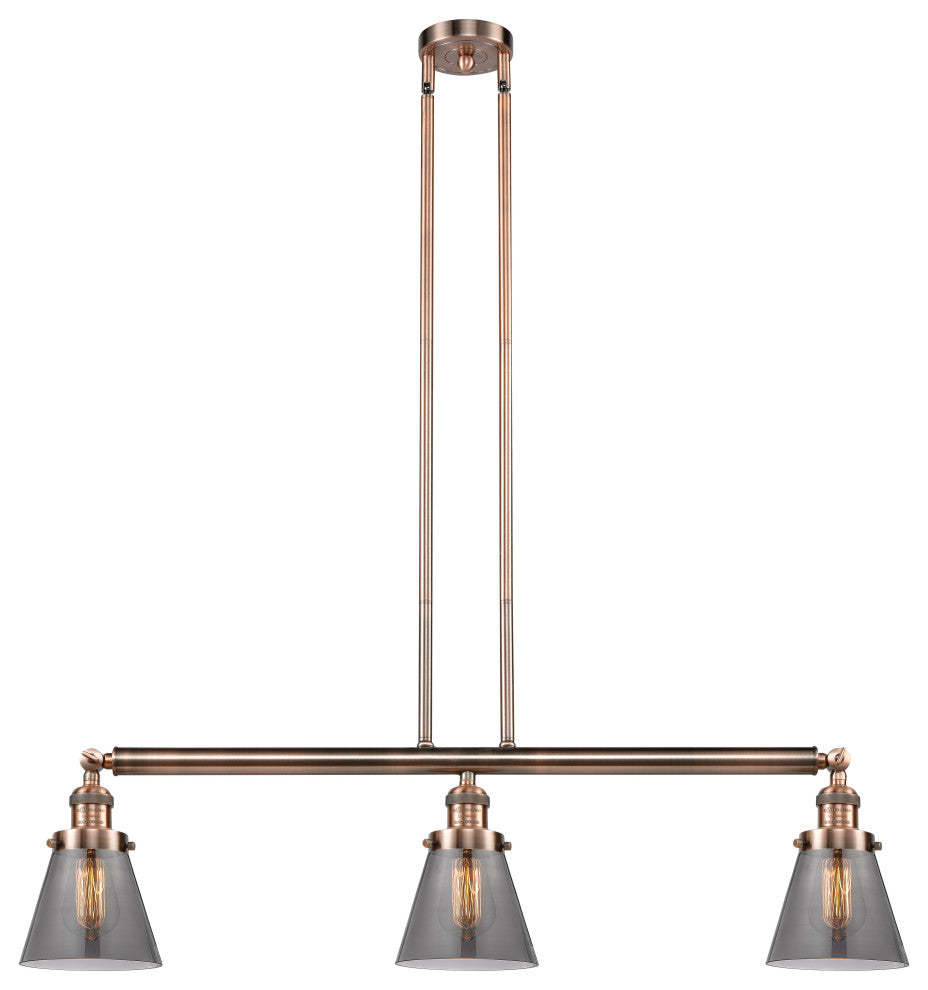 Innovations Lighting 213-Ac-G63-Led 3 Light Dimmable Led Island Light