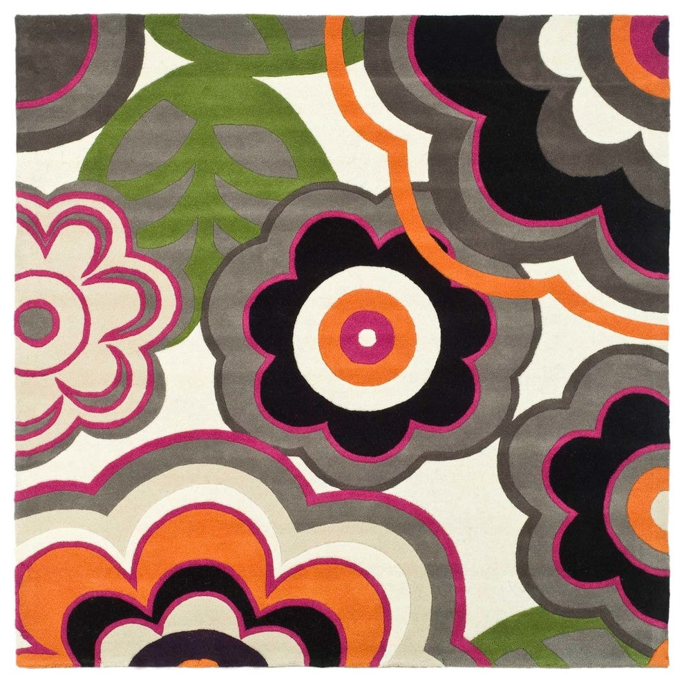 Safavieh Soho soh752a Kids Rug, Multi, 8'0"x8'0" Square