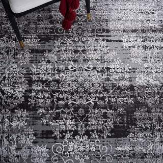 Safavieh Amelia Collection, ALA298 Rug, Charcoal/Grey, 5'5"x7'7"