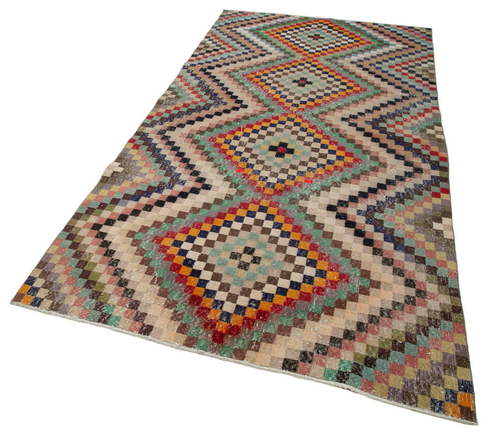 Rug N Carpet - Handwoven Turkish 4' 10'' x 9' 11'' Antique Area Rug
