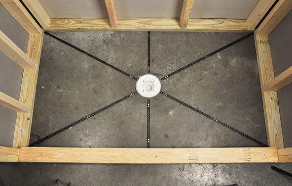 Shower Floor Slope Drainage Kit Pre Quick Pitch 2 Kirb Perfect Weep Protect Ring