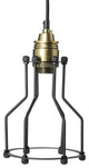 Oil Rubbed Bronze Open Cage Antique Pendant Fixture