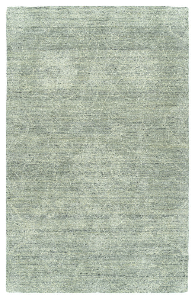 Palladian Collection Silver 9' x 12' Rectangle Indoor Area Rug