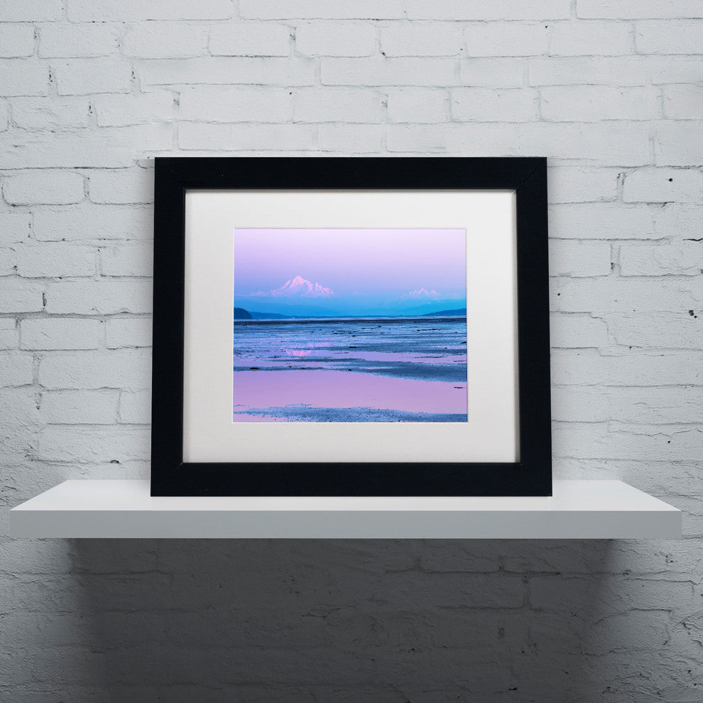 'Baker Twilight' Matted Framed Canvas Art by Pierre Leclerc