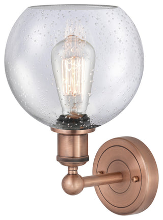 Athens 1-Light 8" Sconce, Antique Copper, Seedy