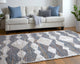 Weave & Wander Caide Contemporary Rug, Gray/Multi, 2'x3'