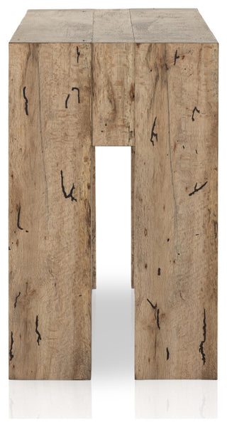 Abaso Console Table-Rustic Wormwood Oak