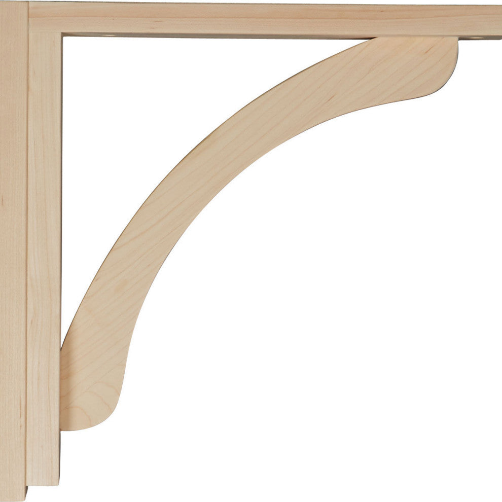 2 1/2"W x 12 3/4"D x 12 1/4"H Reece Shelf Bracket, Cherry