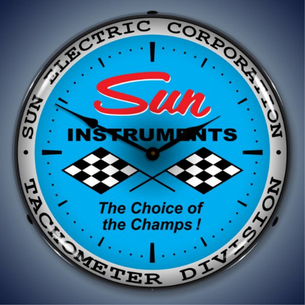 Z710015 Sun Tachometer Blue Clock