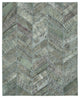 Rug N Carpet - Handmade Turkish 8' 1" x 10' 1" Colorful Patchwork Area Rug