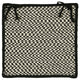 Colonial Mills Chair Pad Outdoor Houndstooth Tweed Black Chair Pad