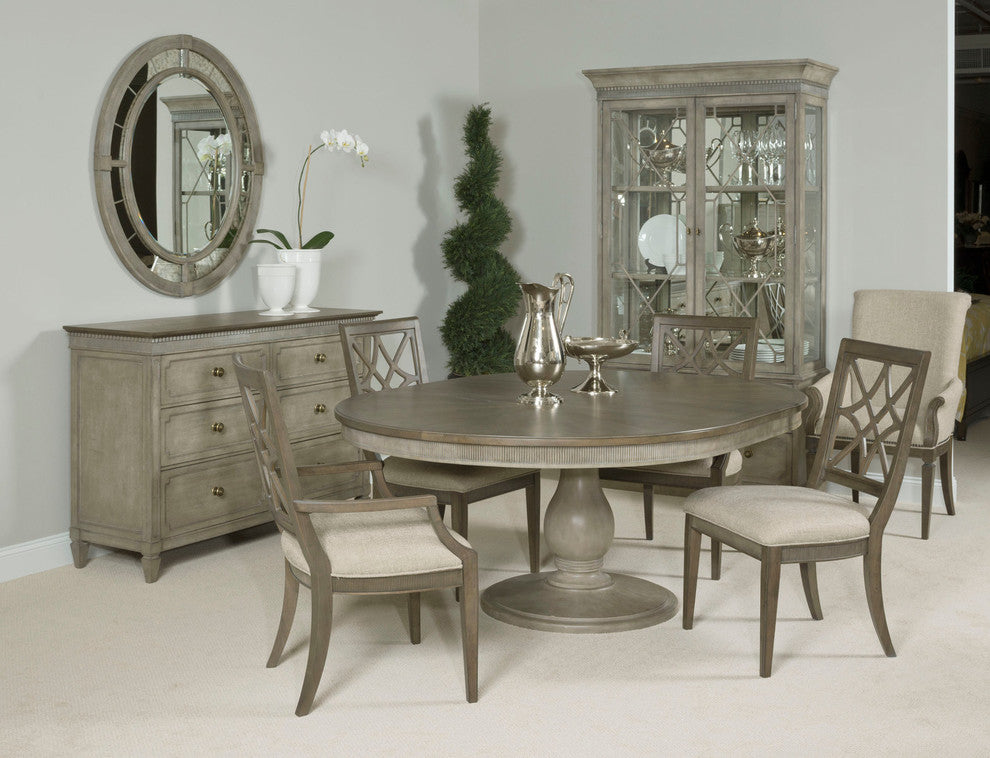 American Drew Savona Rococo Oval Mirror, Versaille 654-020
