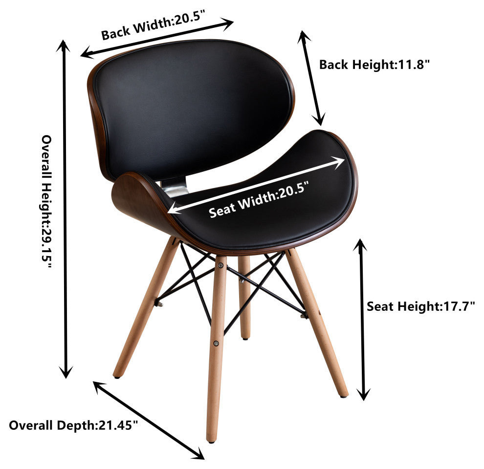 Home Beyond Black Synthetic Leather Leisure Arm Chair