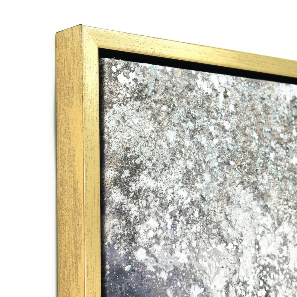 Nourishment Textured Metallic Hand Painted Framed Wall Art by Martin Edwards