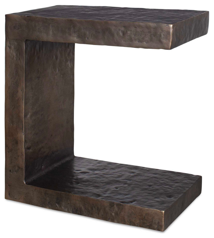 Uttermost Obra Bronze Outdoor Side Table