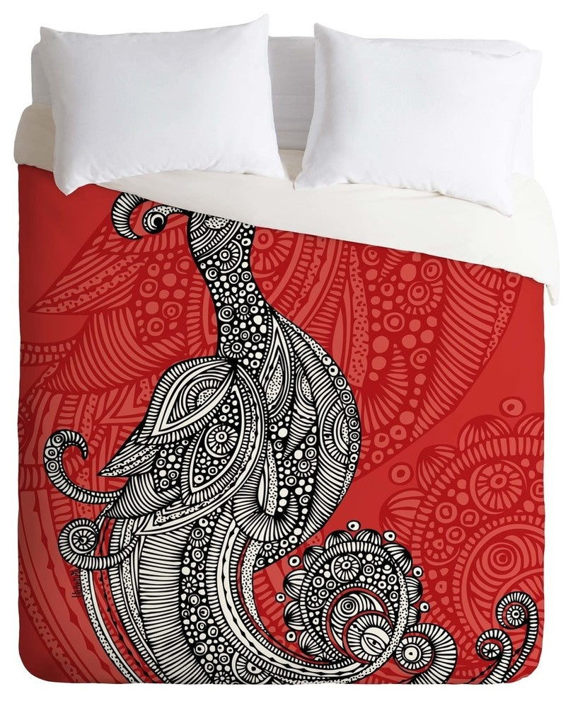 Deny Designs Valentina Ramos The Bird Duvet Cover - Lightweight