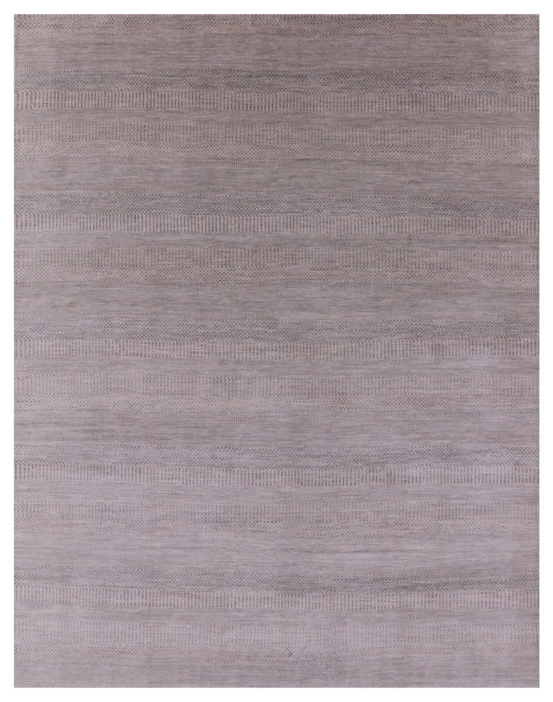 8' 2" X 10' 3" Savannah Grass Hand-Knotted Wool and Silk Rug Q12009